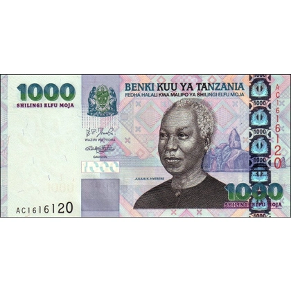 Tanzania - 1000 Shillings - 2003 - P36a - B135a