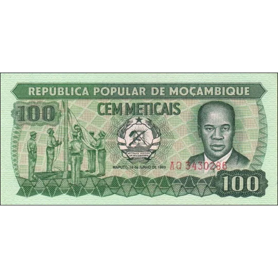 100 Meticais - 1983 - P130b - B215b - Unc