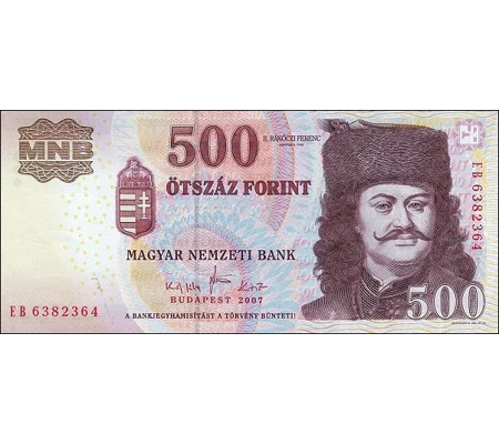 500 - Forint - 2007 - P196a - B581a - Unc