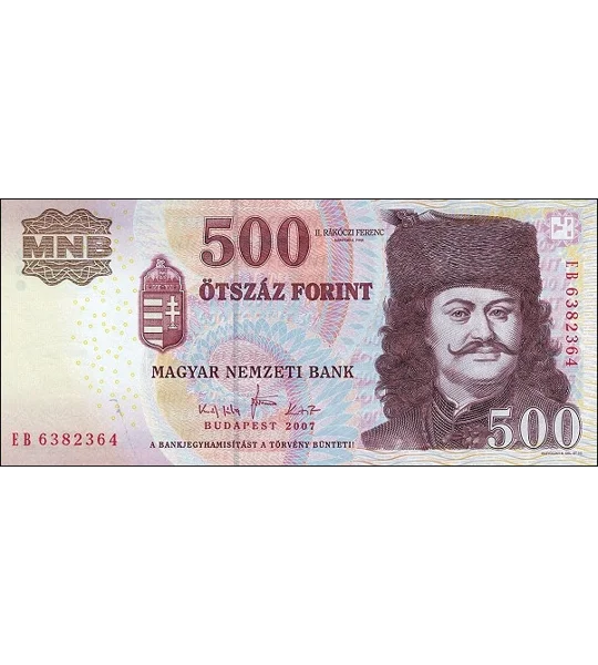 500 - Forint - 2007 - P196a - B581a - Unc