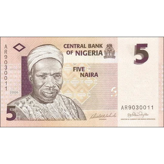 5 Naira - 2006 - P32a - B230a Unc