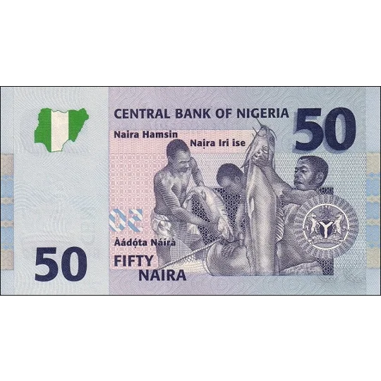 50 Naira - 2007 - P35b - B233c - Unc