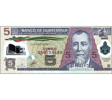 5 Quetzales - 2010 - P122a - B604a - Unc
