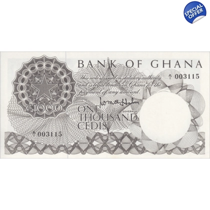 Ghana-1000 Cedis-1965 - P9A-B110