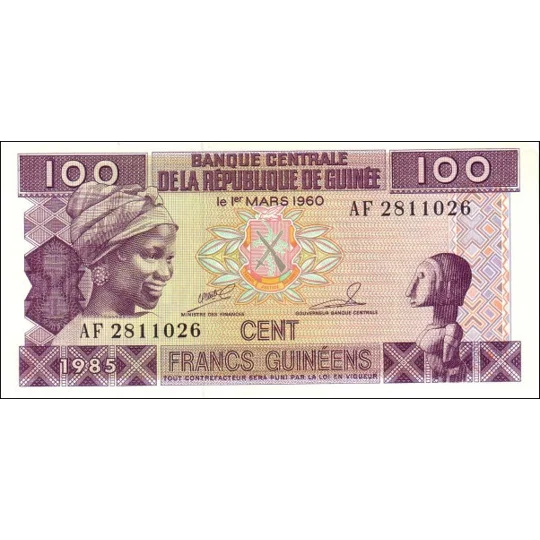 100 Francs - 1985 - P30a - B320a - Unc