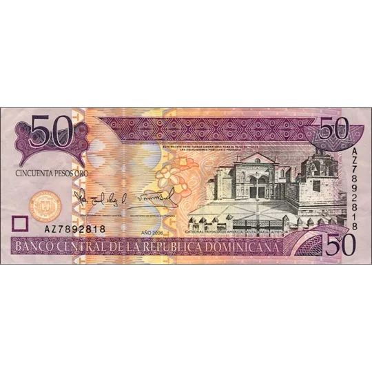 50 Pesos Oro - 2006 - P176a - B696a - Unc