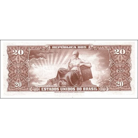 20 cruzeiros - ND(1962) - P178 - XF