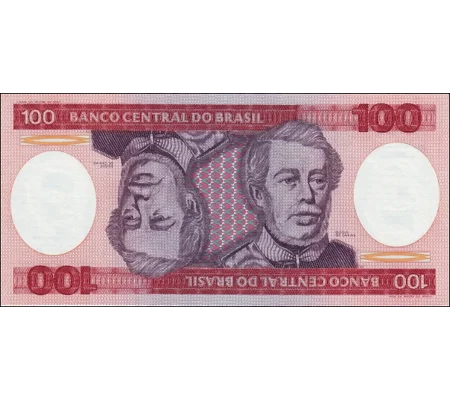 100 Cruzeiros - ND(1984) - P198b - B820b - Unc