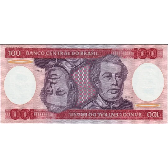100 Cruzeiros - ND(1984) - P198b - B820b - Unc