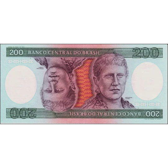 200 Cruzeiros - ND(1984) - P199b - B821b - Unc