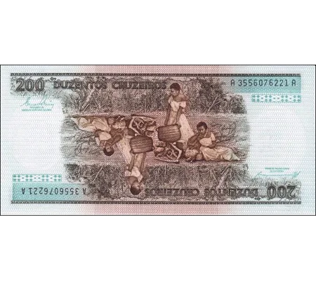 200 Cruzeiros - ND(1984) - P199b - B821b - Unc