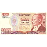 Turkey - 20.000 Turk Lirasi - 1970 - P..