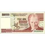 Turkey - 100.000 Turk Lirasi - 1970 - ..
