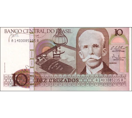 10 cruzados - ND(1987) - P209b - B831b - Unc
