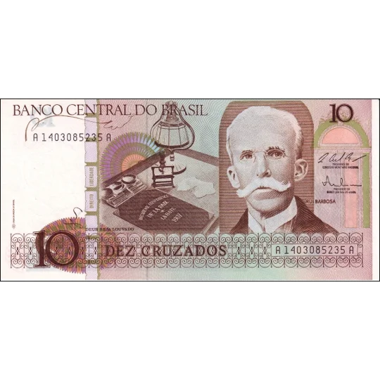 10 cruzados - ND(1987) - P209b - B831b - Unc