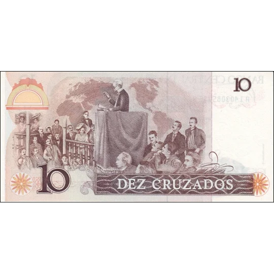 10 cruzados - ND(1987) - P209b - B831b - Unc