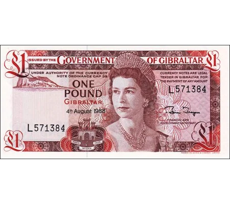 1 Pound - 1988 - P20e - B118e - Unc