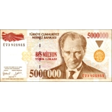 Turkey - 5000.000 Turk Lirasi - Ocak 1..