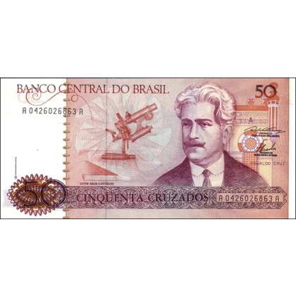 Brazil-P210a-50 Cruz.-ND(1986) - B832a