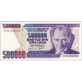 Turkey - 500.000 Turk L..