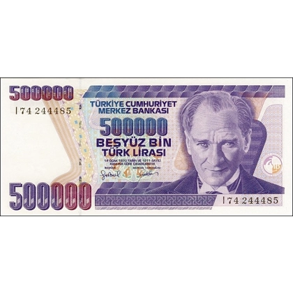 Turkey - 500.000 Turk Lirasi - 1970 - P212 - B288a