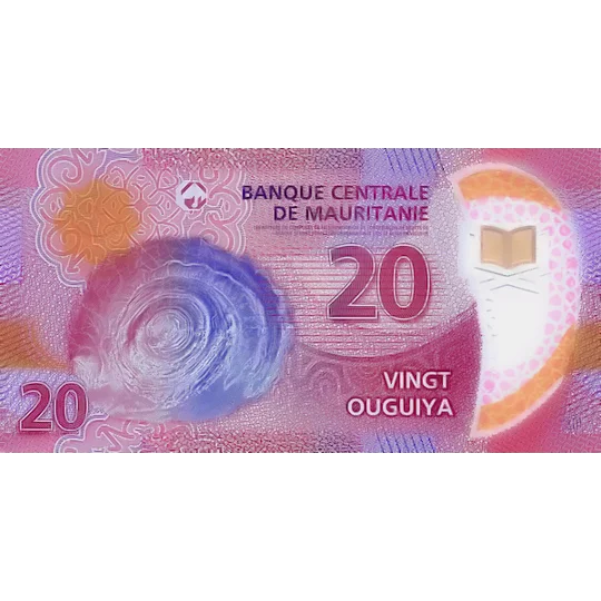 20 Ouguiya - 2020 - P21A - B125 - Unc