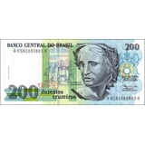 Brazil - 200 Cruz. - ND(1990) - P229a ..