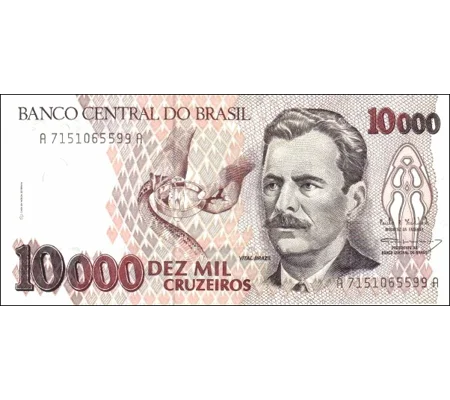 10.000 Cruzeiros - ND(1993) - P233c - B855c - Unc