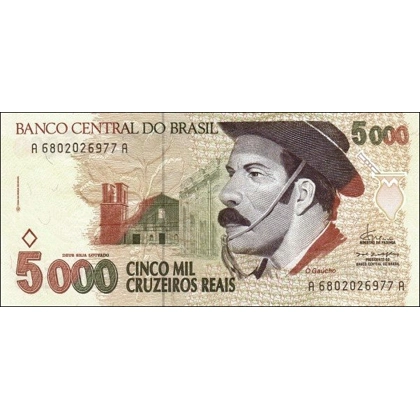 Brazil-500o Cruz.-ND(1993) - P241 - B863a