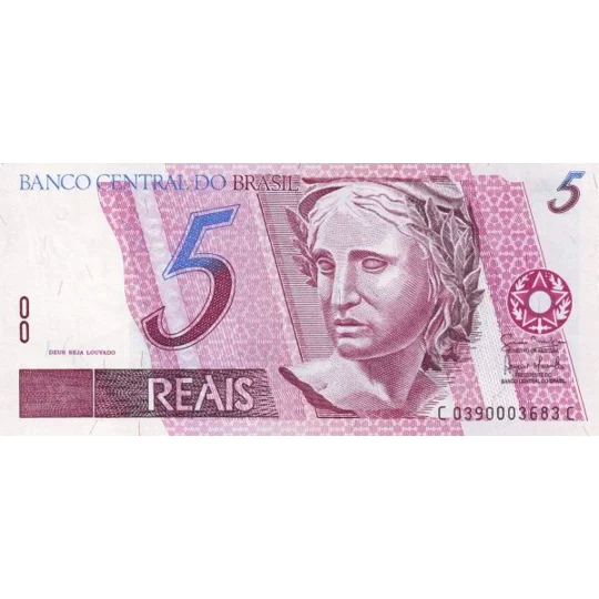 5 Reais - ND(2009) - P244Ai - B866p - Unc
