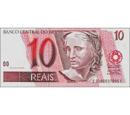 10 Reais - ND(2010) - P245k - B867s - Unc
