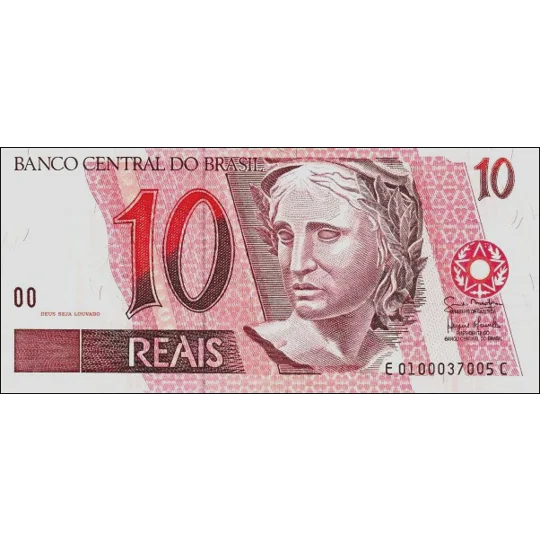 10 Reais - ND(2010) - P245k - B867s - Unc