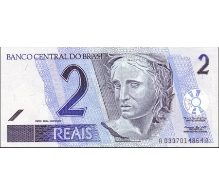 2 Reais - ND(2001) - P249a - B871a - Unc