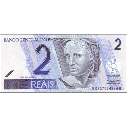 Brazil - 2 Reais - P249a - B871a