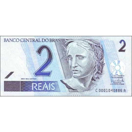 2 Reais - ND(2010) - P249f - B871f - Unc