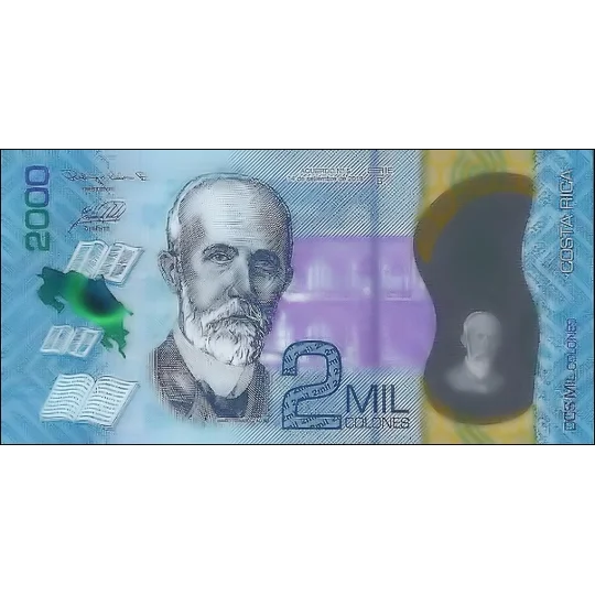 2000 Colones - 2018 - P281a - B565a - Unc