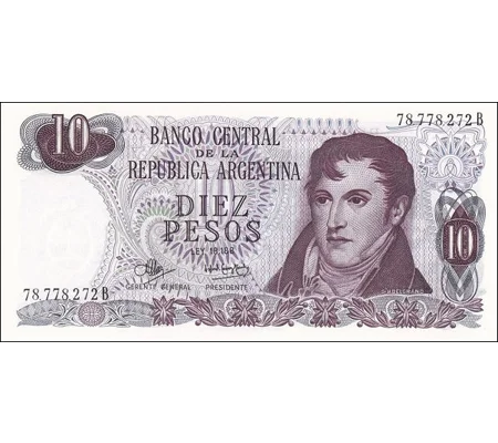 10 Pesos - 1973 - P289 - Unc