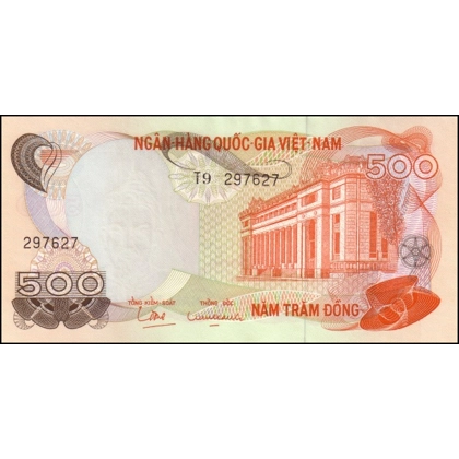Vietnam-South-500 Dong- P28 - B130a