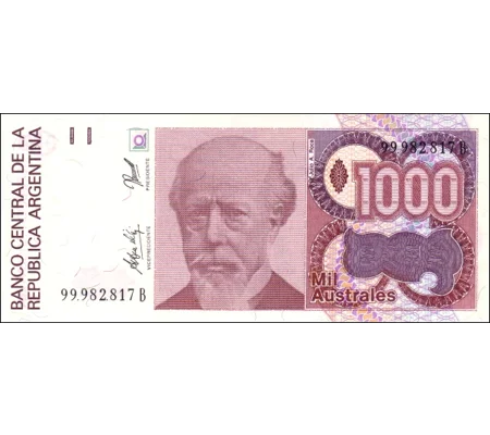 1000 Australes - ND(1989) - P329-4.2 - Unc