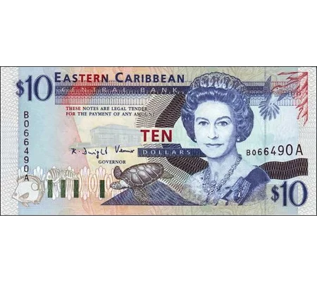 Antigua - 10 Dollars - (1994) - P32a - B216a - Unc