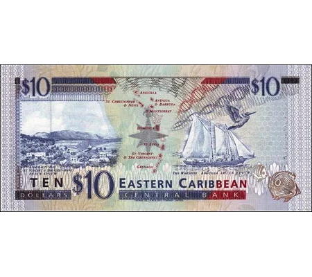 Montserrat - 10 Dollars - (1994) - P32m - B216m - Au