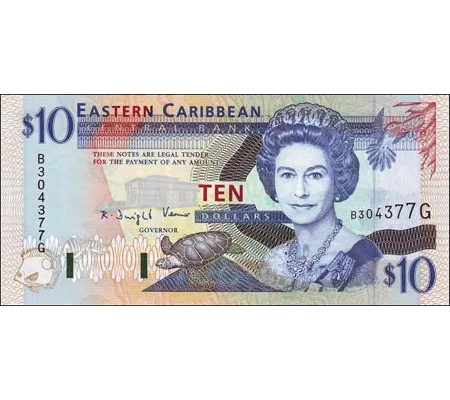 Grenada - 10 Dollars - (1994) - P32G - B216g - Unc
