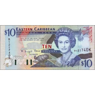 Saint Kitts - 10 Dollar.. Saint Kitts - 10 Dollar..