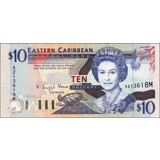 Montserrat - 10 Dollars - (1994) - P32.. Montserrat - 10 Dollars - (1994) - P32..