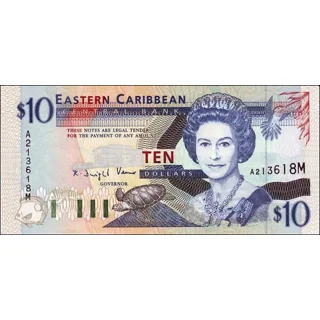 Montserrat - 10 Dollars.. Montserrat - 10 Dollars..
