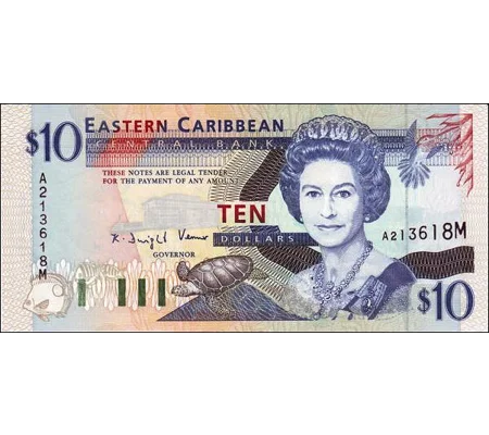 Montserrat - 10 Dollars - (1994) - P32m - B216M - Unc