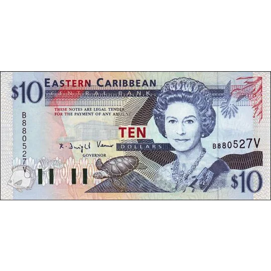 Saint Vincent - 10 Dollars - (1994) - P32V - B216v - Unc