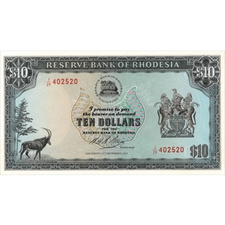 Rhodesia - 10 Dollars -..