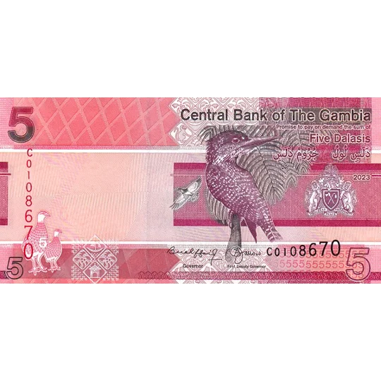5 dalasis - 2023 - W37c - B235c - Unc