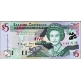 East Caribbean - P37K - 5 Dollars - (2..
